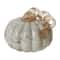 Glitzhome® Small Marble Glass Pumpkin, Gray